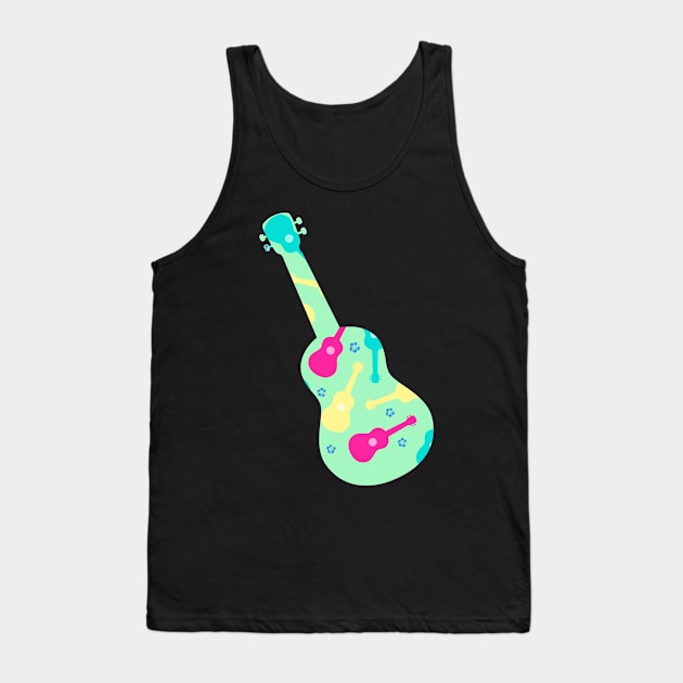 Patrón de ukeleles Tank Top by magenta-dream